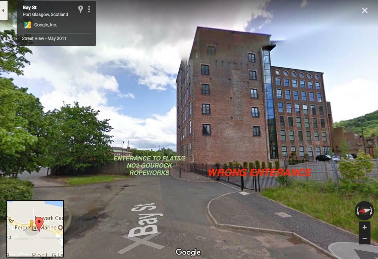 Loft Apartment Port Glasgow Eksteriør bilde